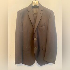 Calvaressi Dark Brown Suit - 38” Jacket, 36” Pant